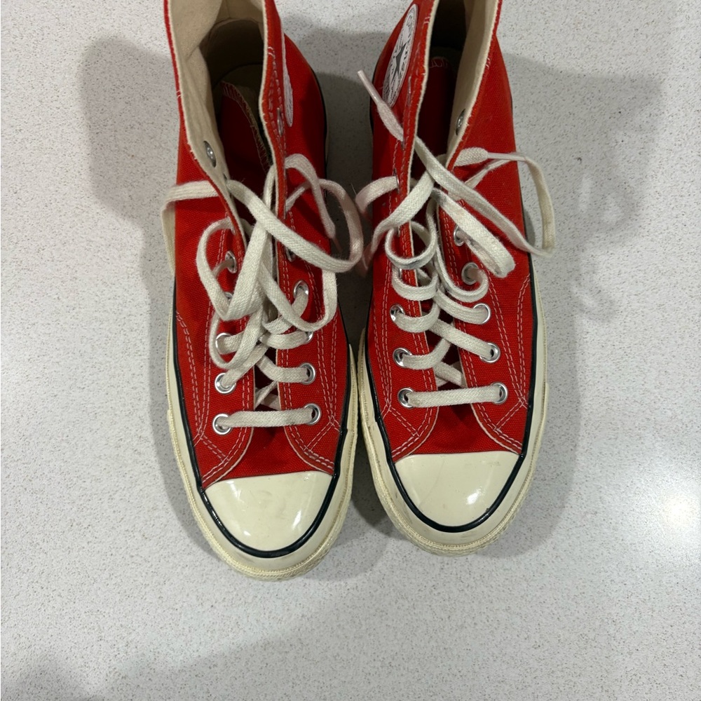 Red High-Top Converse